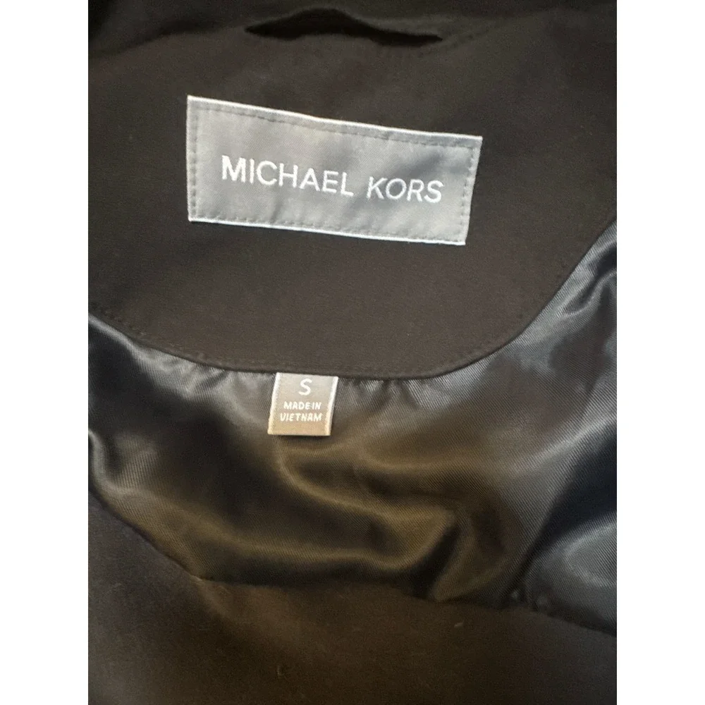 Michael Kors Men's Black Soft Shell Jacket‎ Small | Zip Front